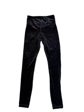 Athleta Black Velvet Leggings